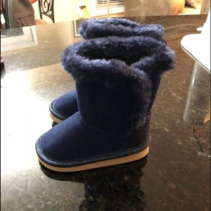 Toddler girls boots size 5 in blue
